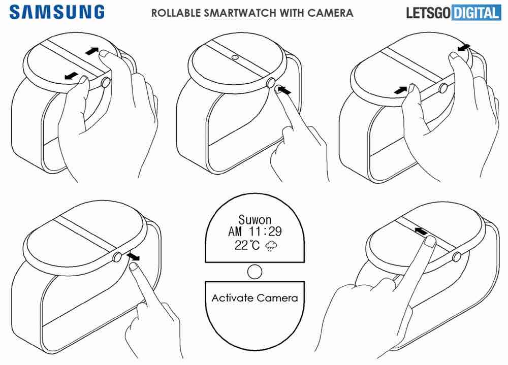 Samsung: i brevetti degli smartwatch pieghevoli - 13122021 www.computermagazine.it