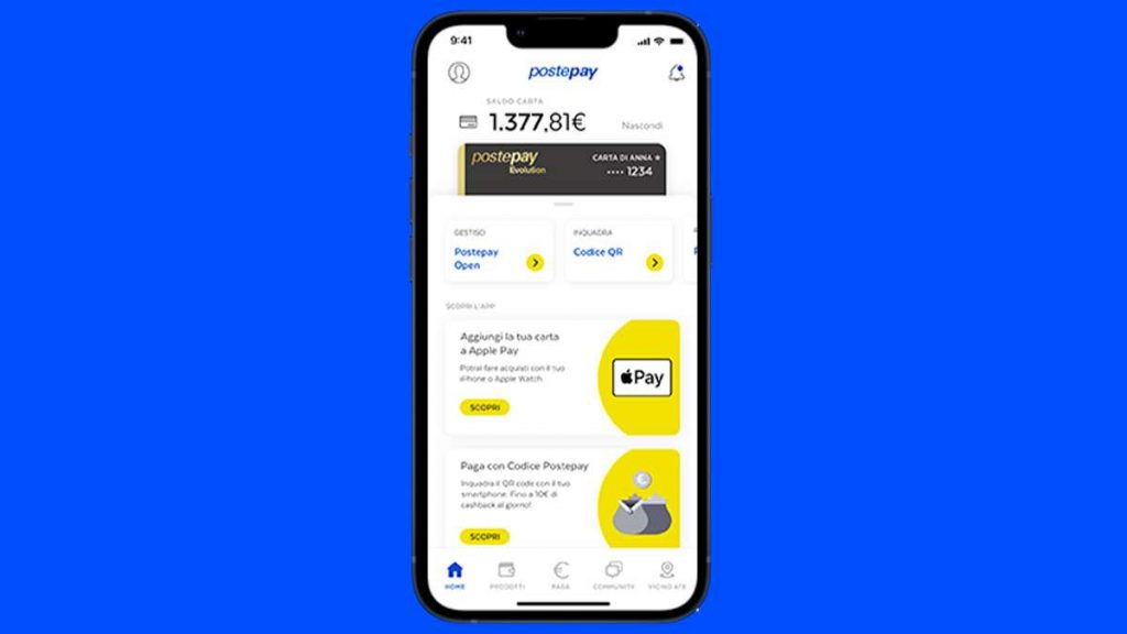 PostePay e BancoPosta finalmente su Apple Wallet