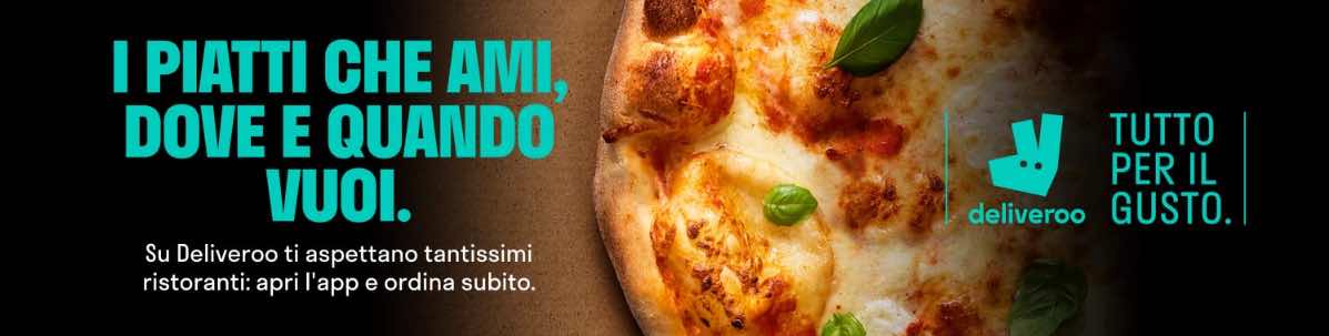 Deliveroo ed Amazon insieme per gli amanti del delivery - 240322 www.computermagazine.it