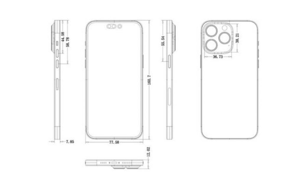 iPhone 14, le dimensioni, 23/3/2022 - Computermagazine.it