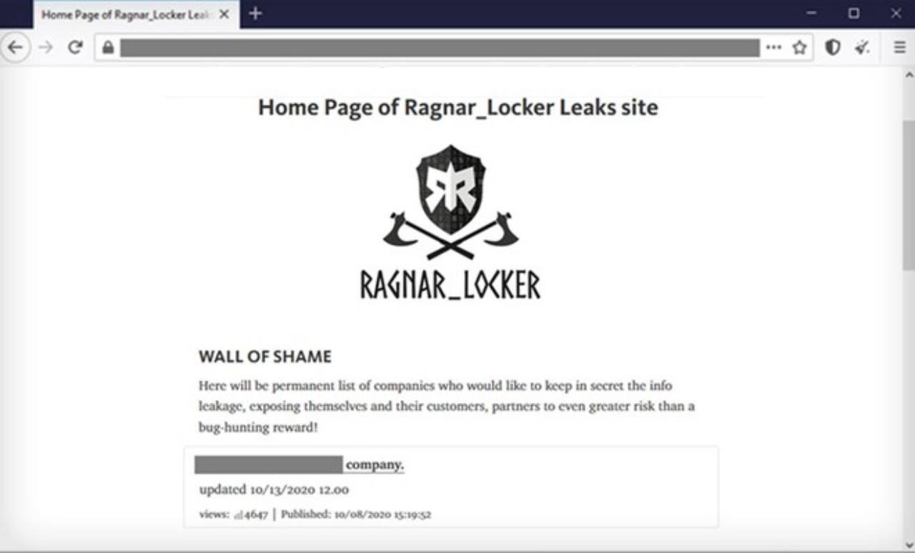 RagnarLocker, 11/3/2022 - Computermagazine.it