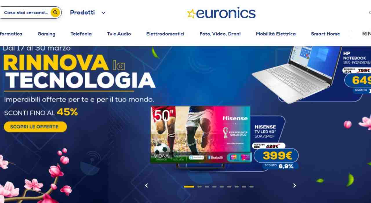 Volantino Euronics Primavera, 30/3/2022 - Computermagazine.it