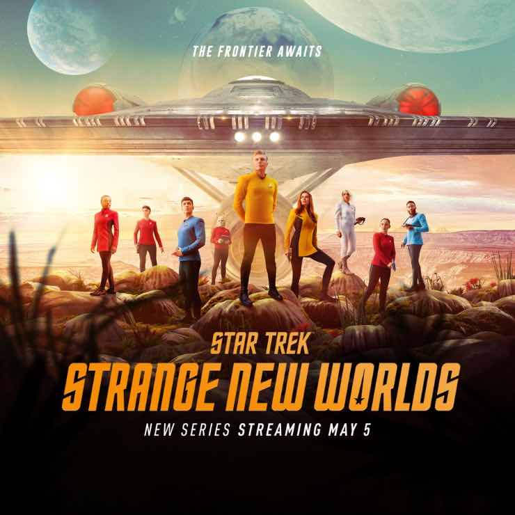 Poster ufficiale di Star Trek: Strange New Worlds - 050422 www.computermagazine.it