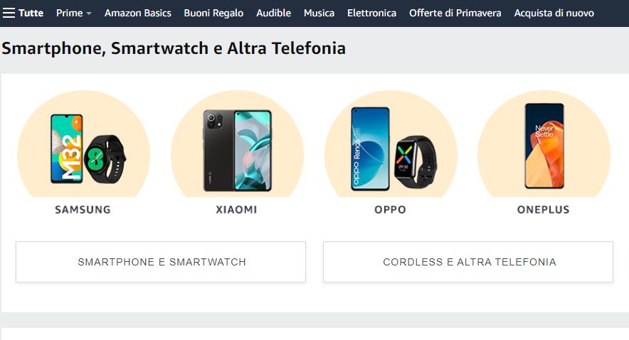 Amazon offerte Primavera 2022, smartphone, 1/4/2022 - Computermagazine.it