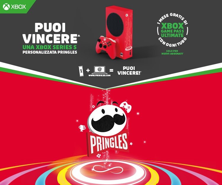 Xbox e Pringles insieme per regalare una console a tema - 130422 www.computermagazine.it