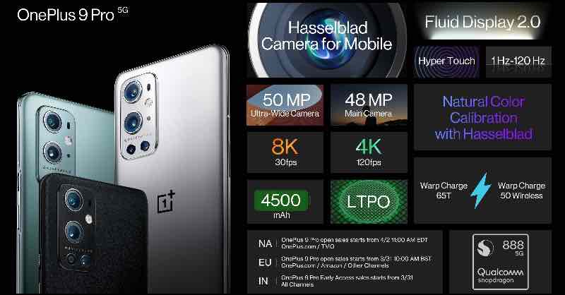 OnePlus 9 Pro 5G è oggi in offerta su Amazon - 260522 www.computermagazine.it