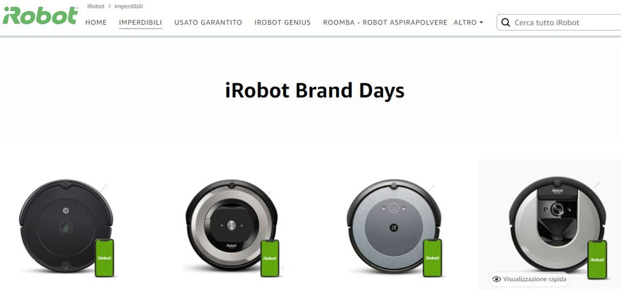 iRobot Week su Amazon: grandi offerte sui robot per le pulizie di casa, fino a 300 euro di sconto