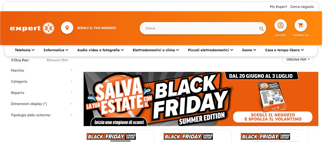 Volantino Black Friday Expert, 20/6/2022 - Computermagazine.it