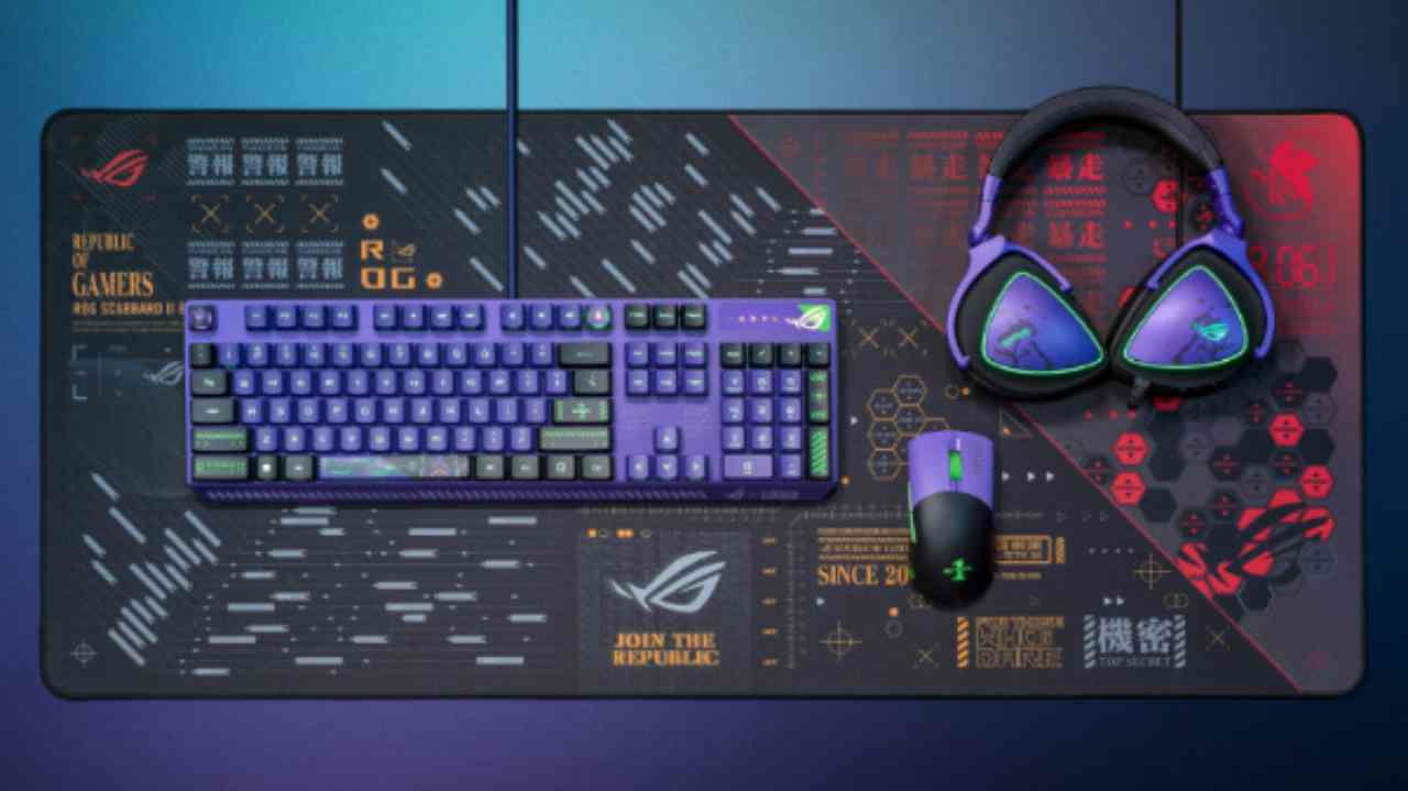 Asus ROG presenta la nuova collezione di hardware e accessori dedicati a Evangelion