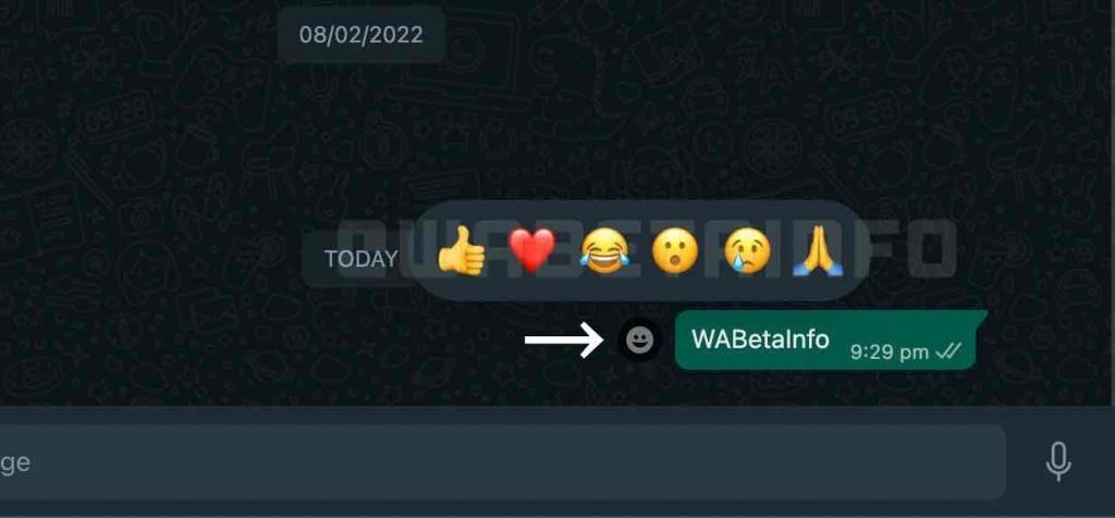 WhatsApp: al via le reazioni complete - 120722 www.computermagazine.it