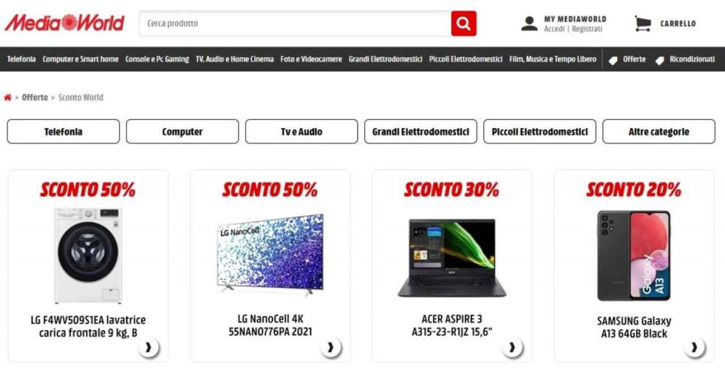 Offerte Mediaworld, 6/7/2022 - Computermagazine.it