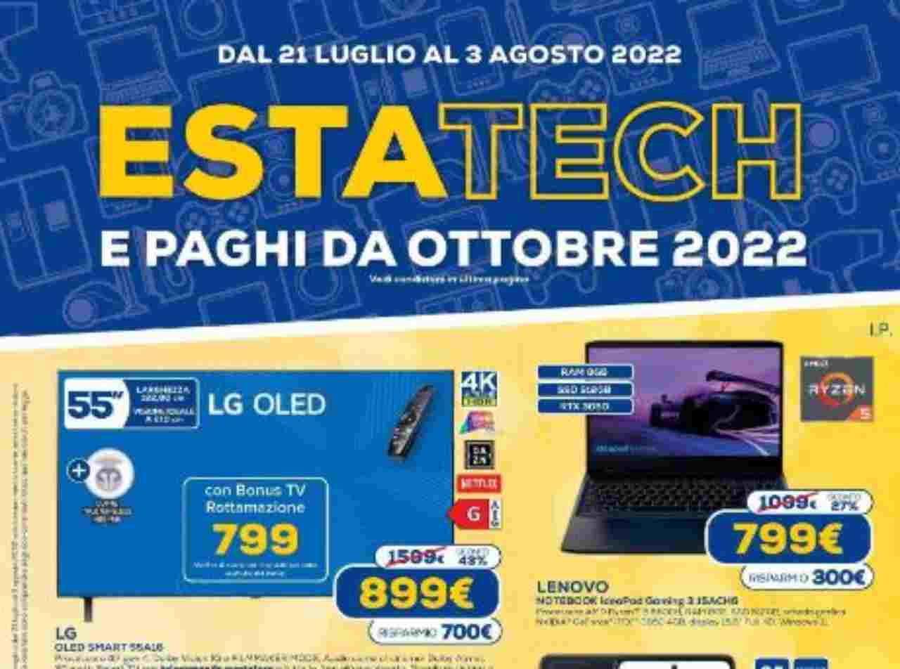 Volantino Euronics ESTATECH, 22/7/2022 - Computermagazine.it