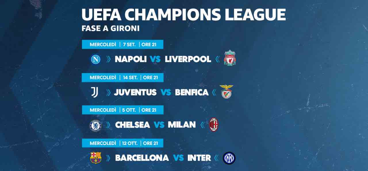 Prime Video: le partite di Champions delle italiane - 31822 www.computermagazine.it