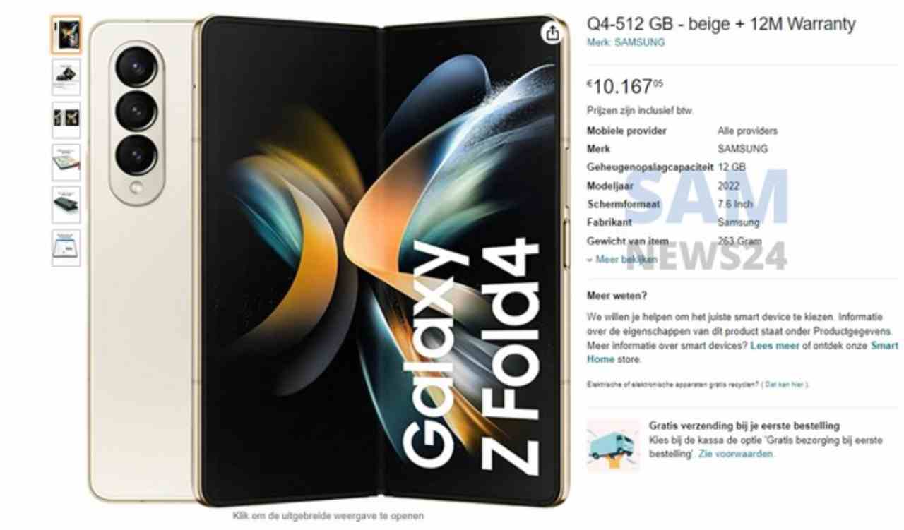 Samsung Galaxy Z Fold 4, 7/8/2022 - Computermagazine.it