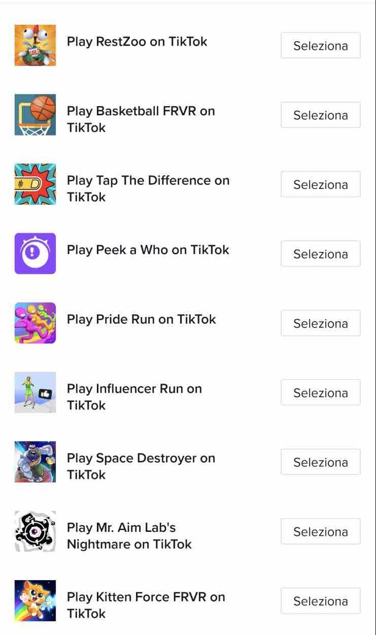 TikTok introduce i videogiochi nella piattaforma - 1822 www.computermagazine.it