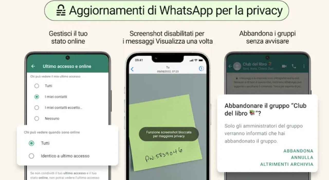 WhatsApp, novità privacy, 10/8/2022 - Computermagazine.it