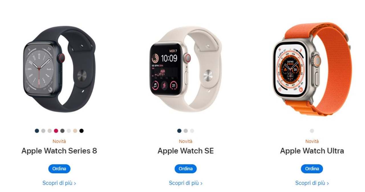 Apple Watch Ultra e 8 in pre-order, 9/9/2022 - Computermagazine.it