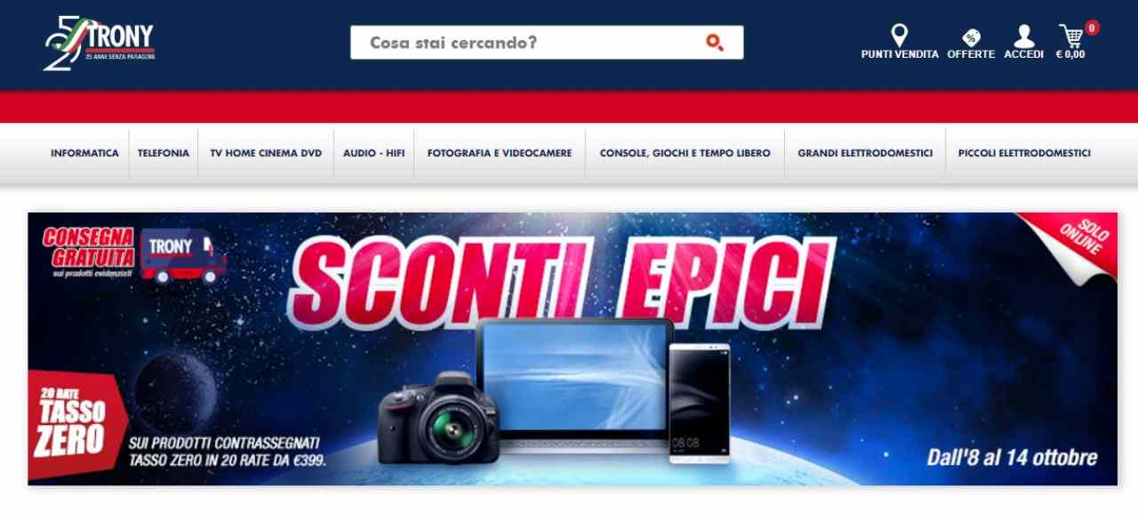 Sconti Epici Trony, 9/10/2022 - Computermagazine.it