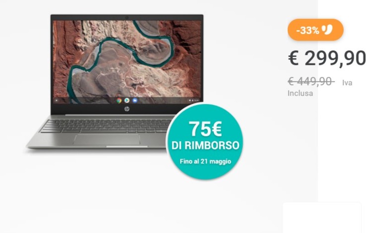 Sconto Unieuro con rimborso per questo PC